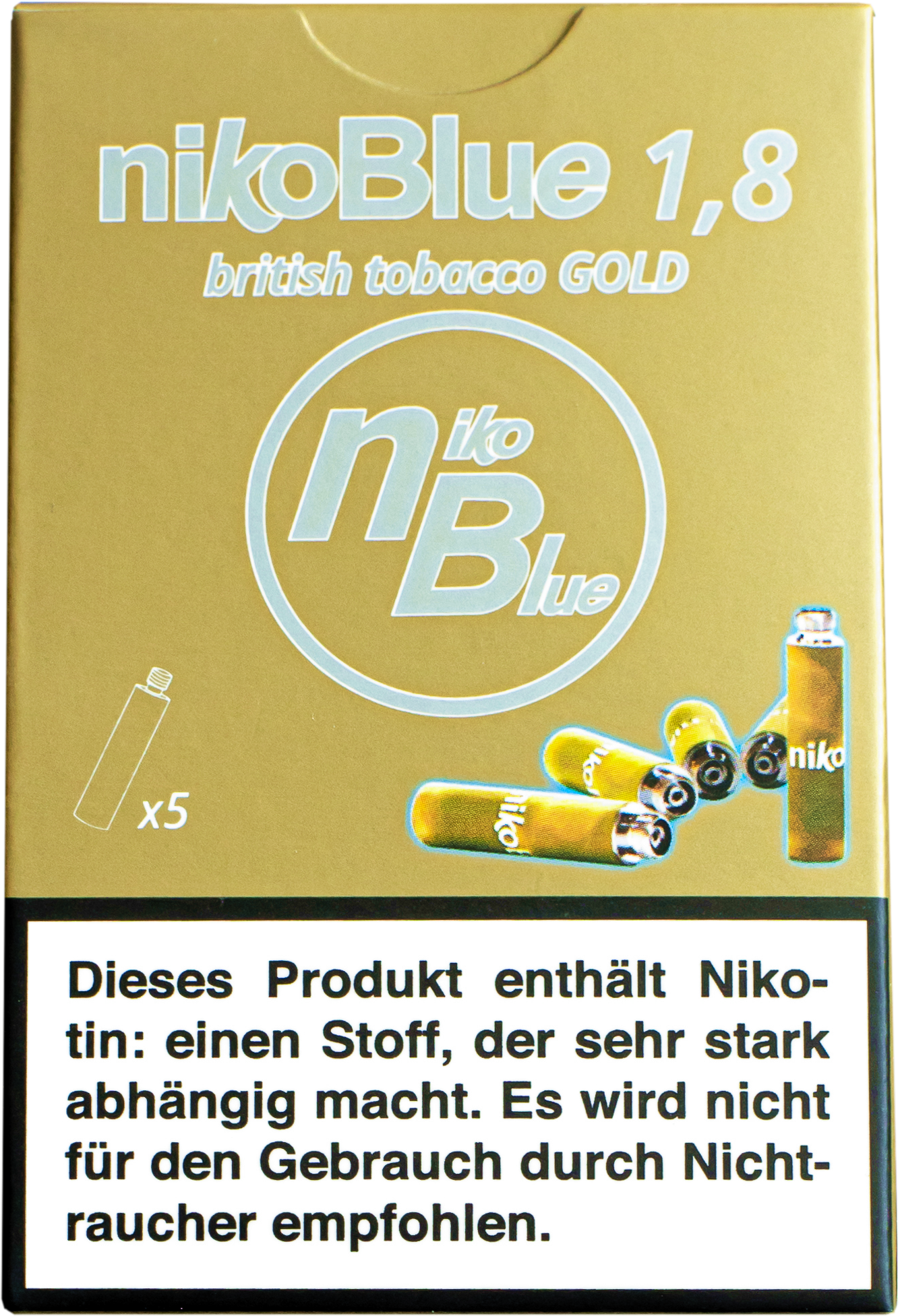 nikoBlue refill gold 1.8% Nikotin