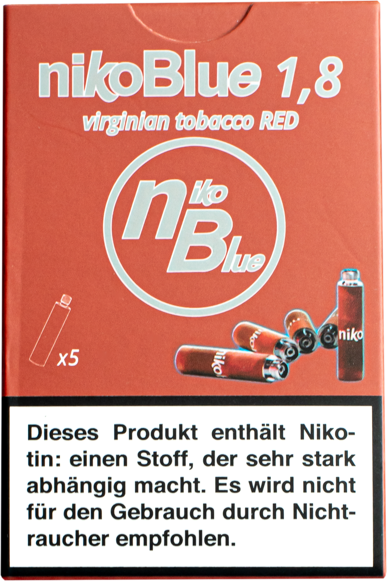 nikoBlue refill red 1.8% Nikotin